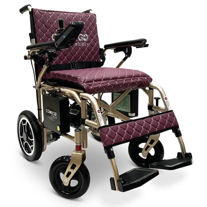 X-7 ComfyGO Lightweight Foldable Electric Wheelchair for Travel