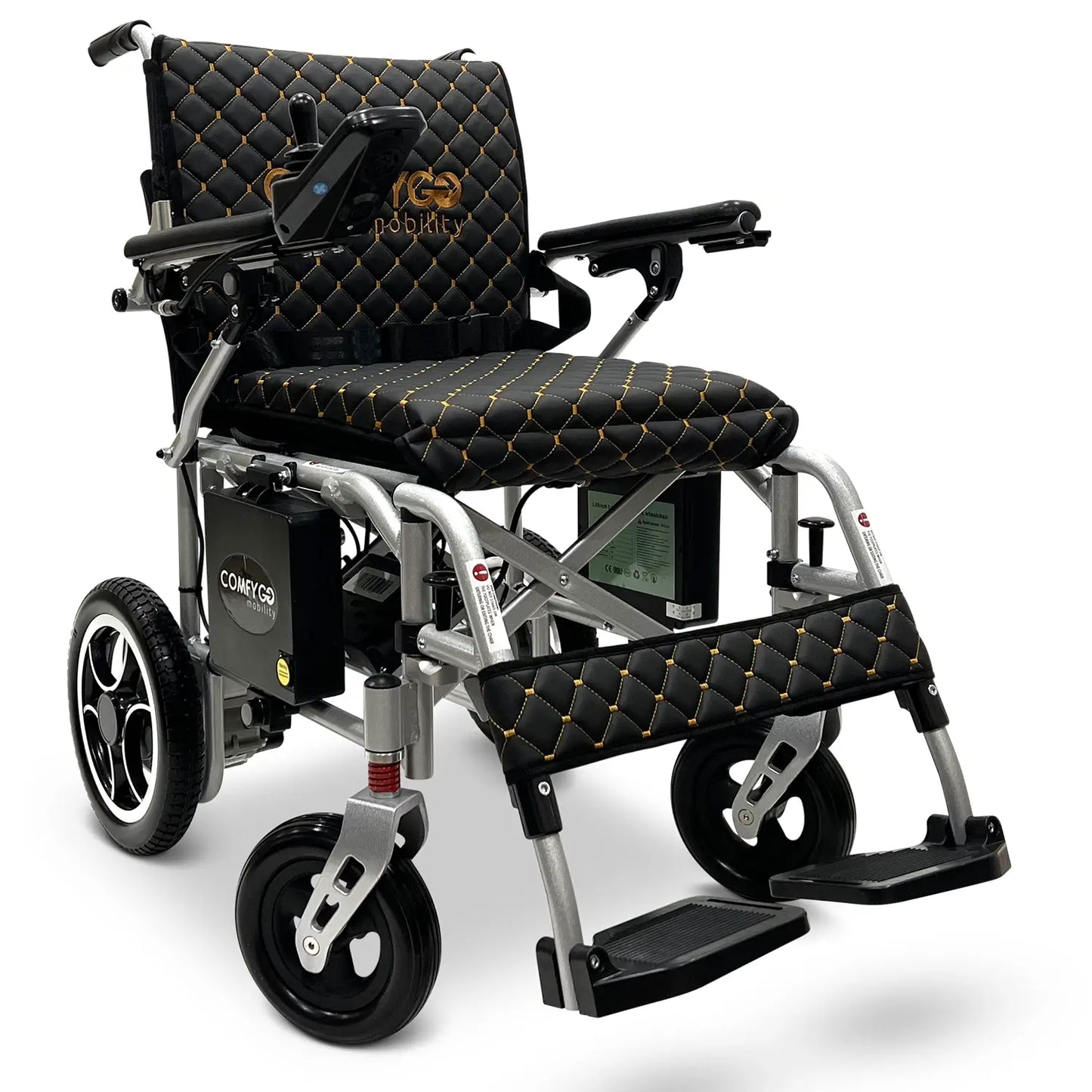 X-7 ComfyGO Lightweight Foldable Electric Wheelchair for Travel