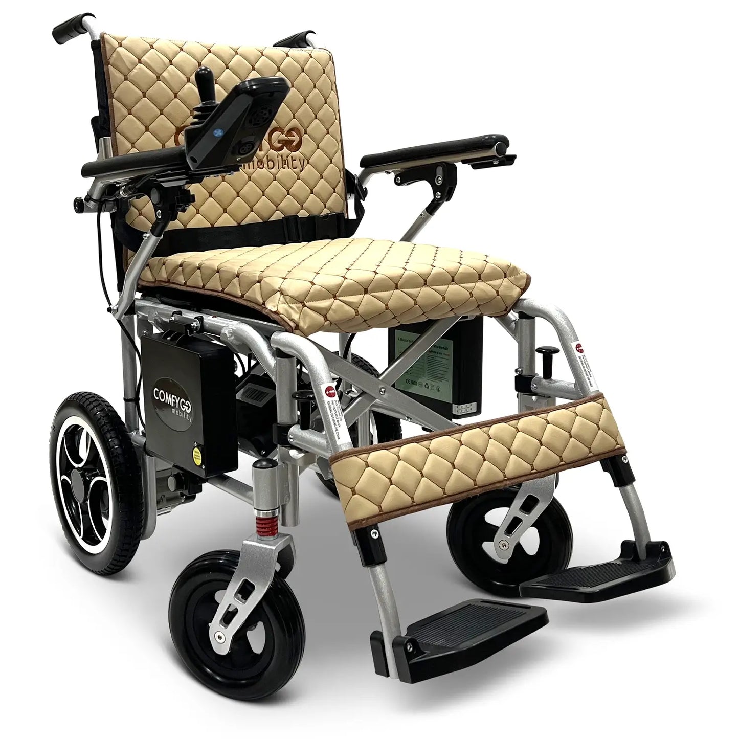 X-7 ComfyGO Lightweight Foldable Electric Wheelchair for Travel