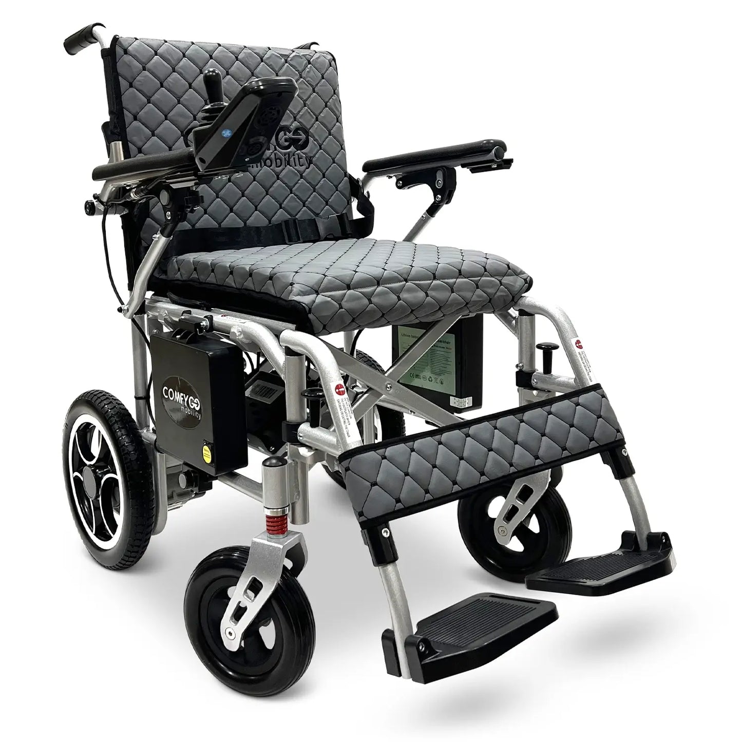 X-7 ComfyGO Lightweight Foldable Electric Wheelchair for Travel