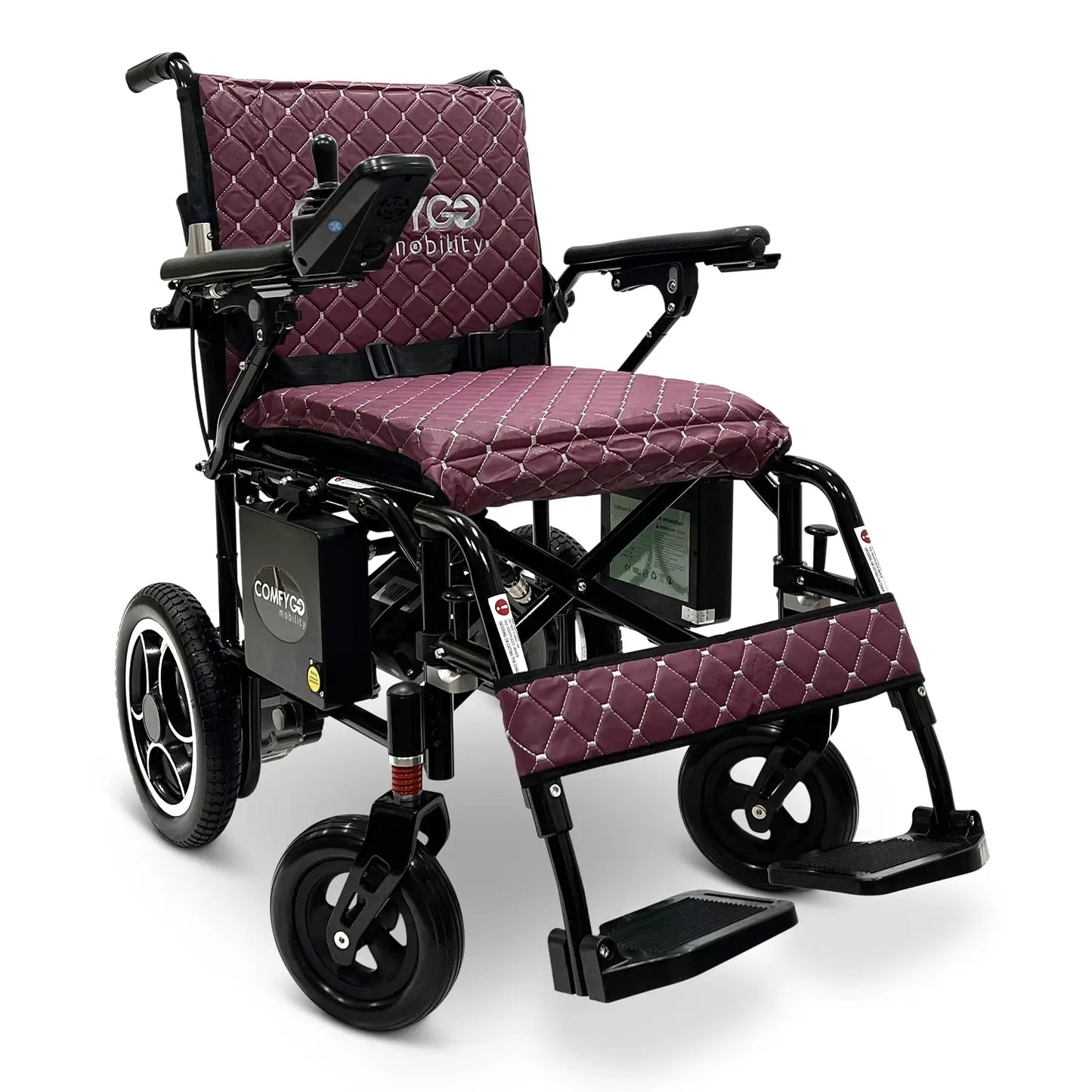 X-7 ComfyGO Lightweight Foldable Electric Wheelchair for Travel